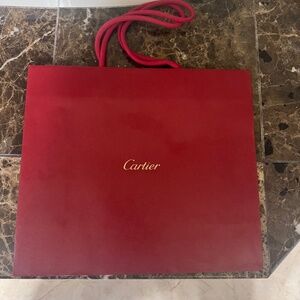 Authentic Cartier gift paper bag